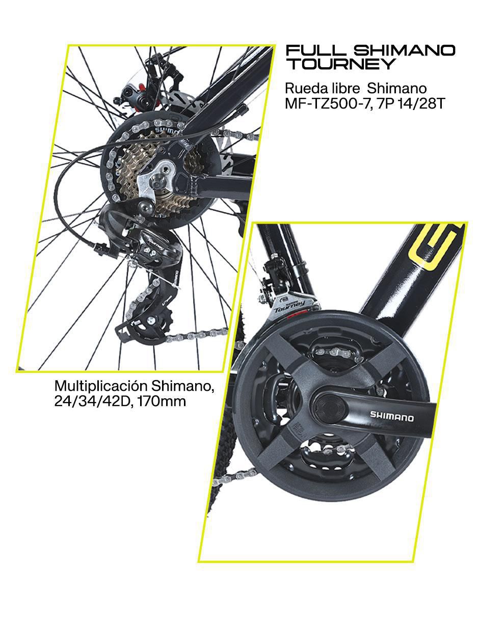 Bicicleta de montaña rodada 29 Everest R29 15¨ unisex 6