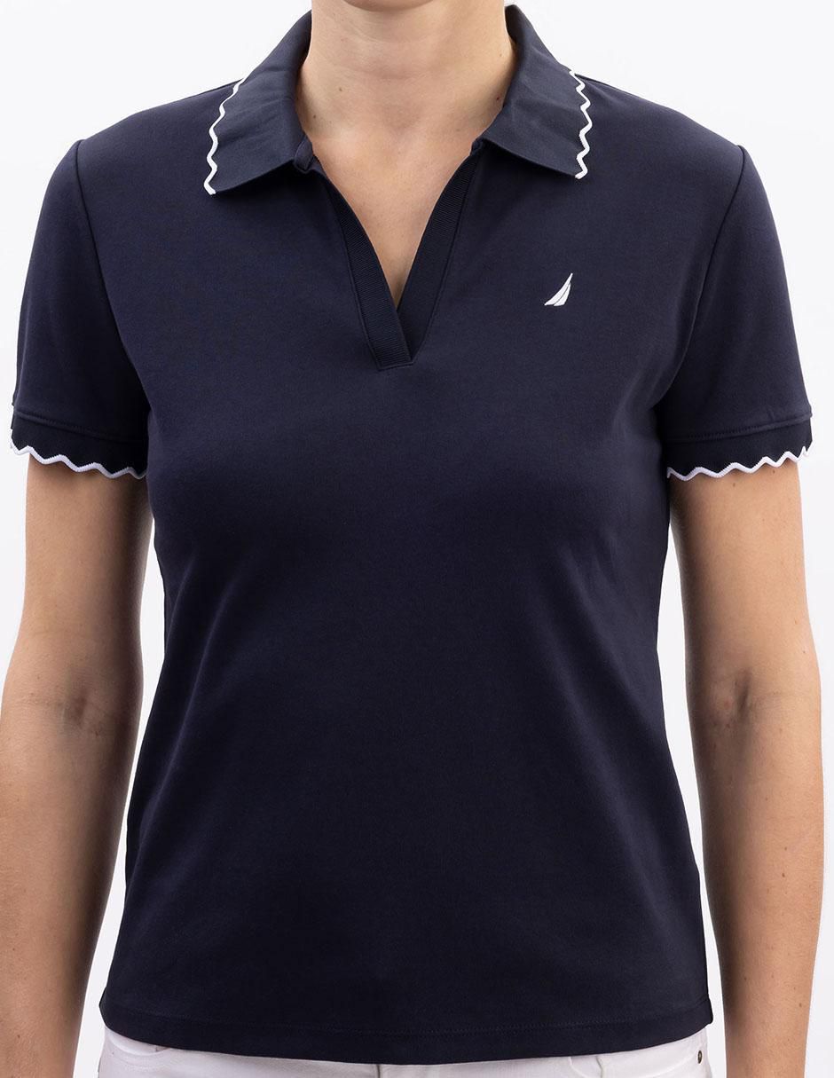 Playera tipo polo para mujer 7