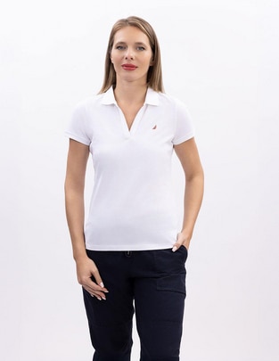 Playera tipo polo para mujer 1