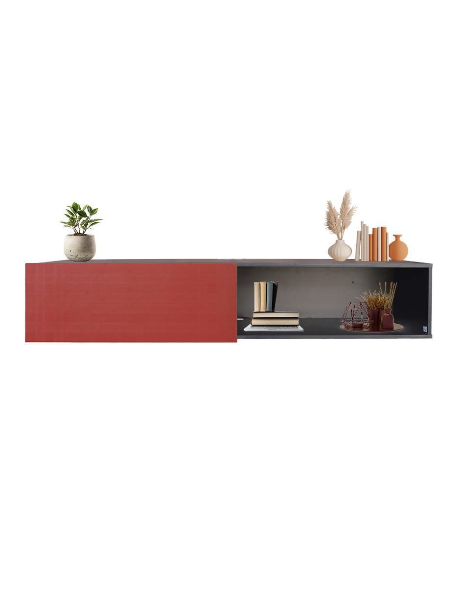 Mueble de TV armable Flotante de melamina 3