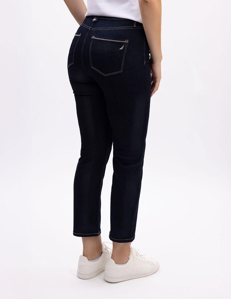 Jeans straight n4jk2562 para mujer