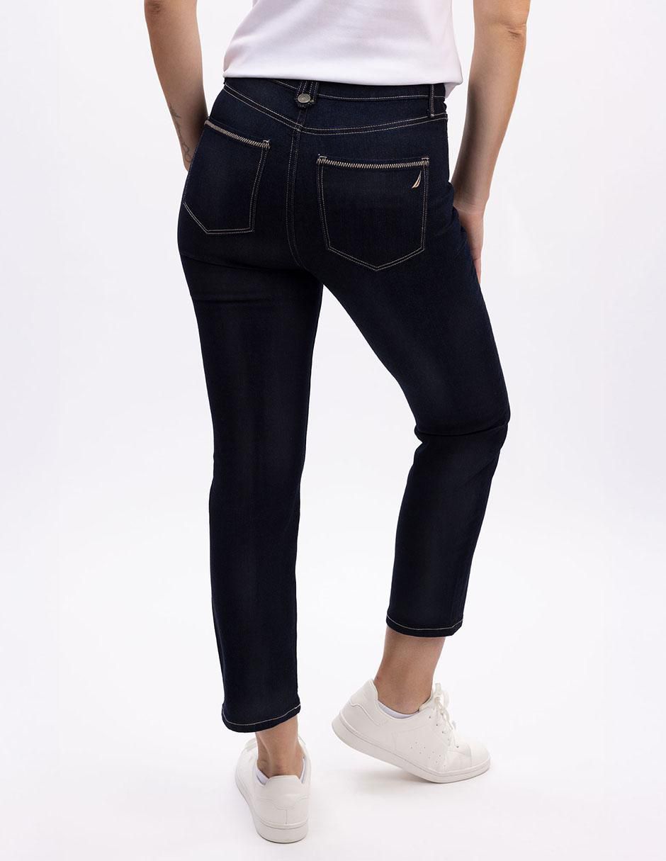 Jeans straight n4jk2562 para mujer