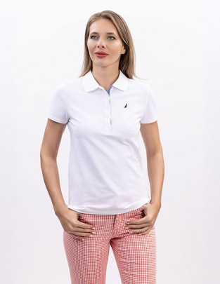 Playera tipo polo Nautica para mujer