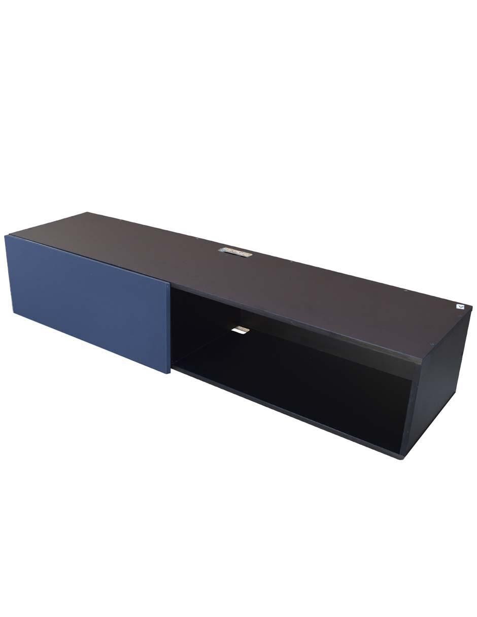 Mueble de TV armable Flotante de melamina 4