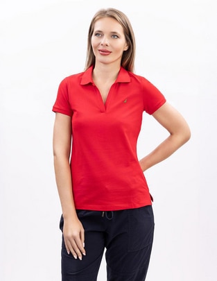Playera tipo polo Nautica para mujer