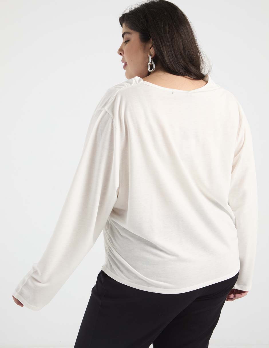 Blusa manga larga para mujer 5