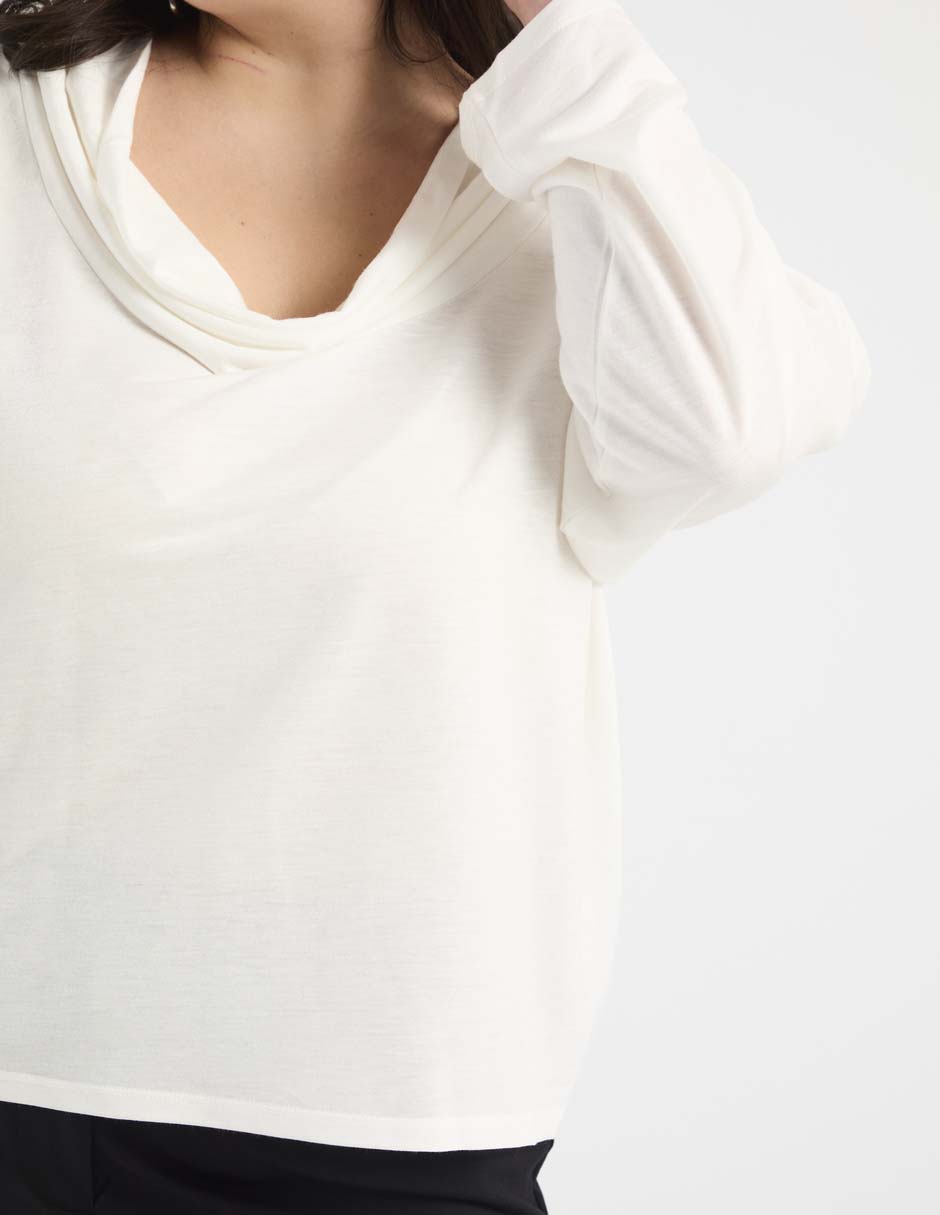 Blusa manga larga para mujer 7