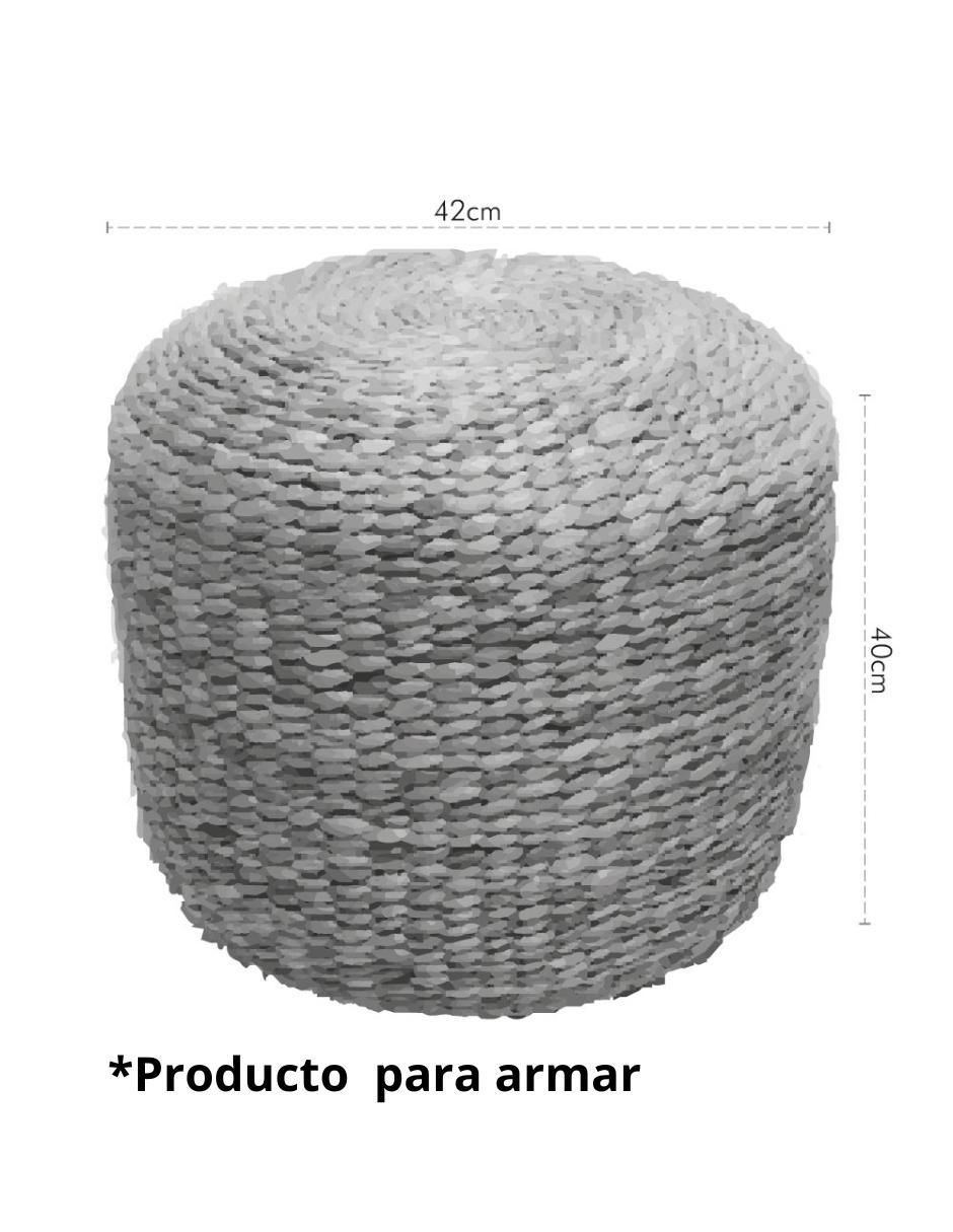 Taburete  de ratán natural 4