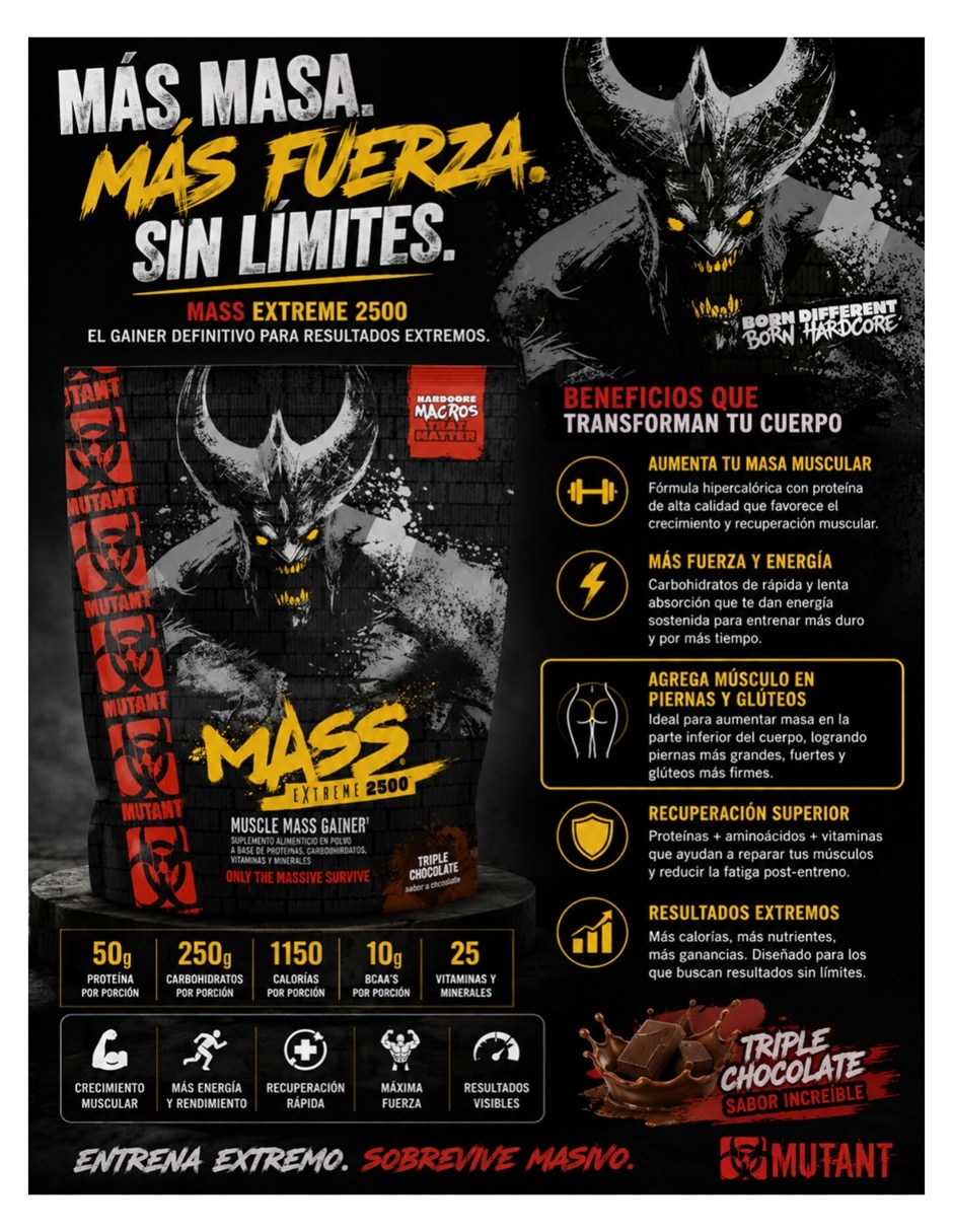 Proteína Extreme Musculo sabor chocolate de 2 kg 3