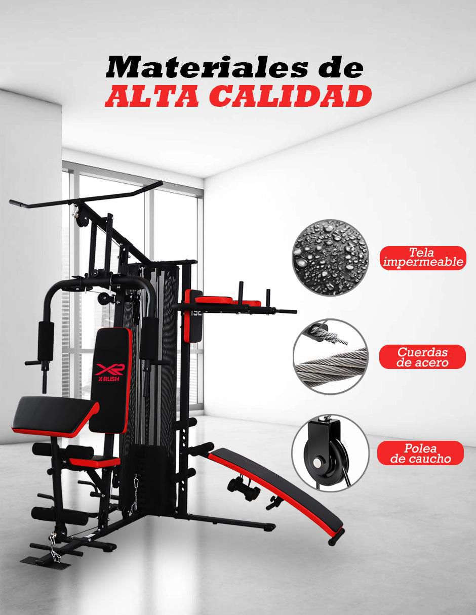 Ejercitador vertical para abdomen multigym de hierro gladiator 2