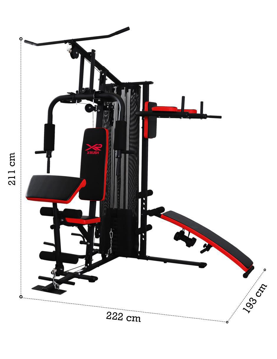Ejercitador vertical para abdomen multigym de hierro gladiator 7
