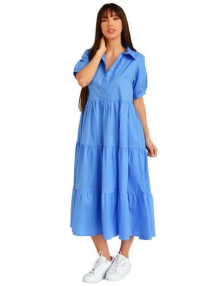 Vestido midi casual para mujer Vestido midi casual para mujer