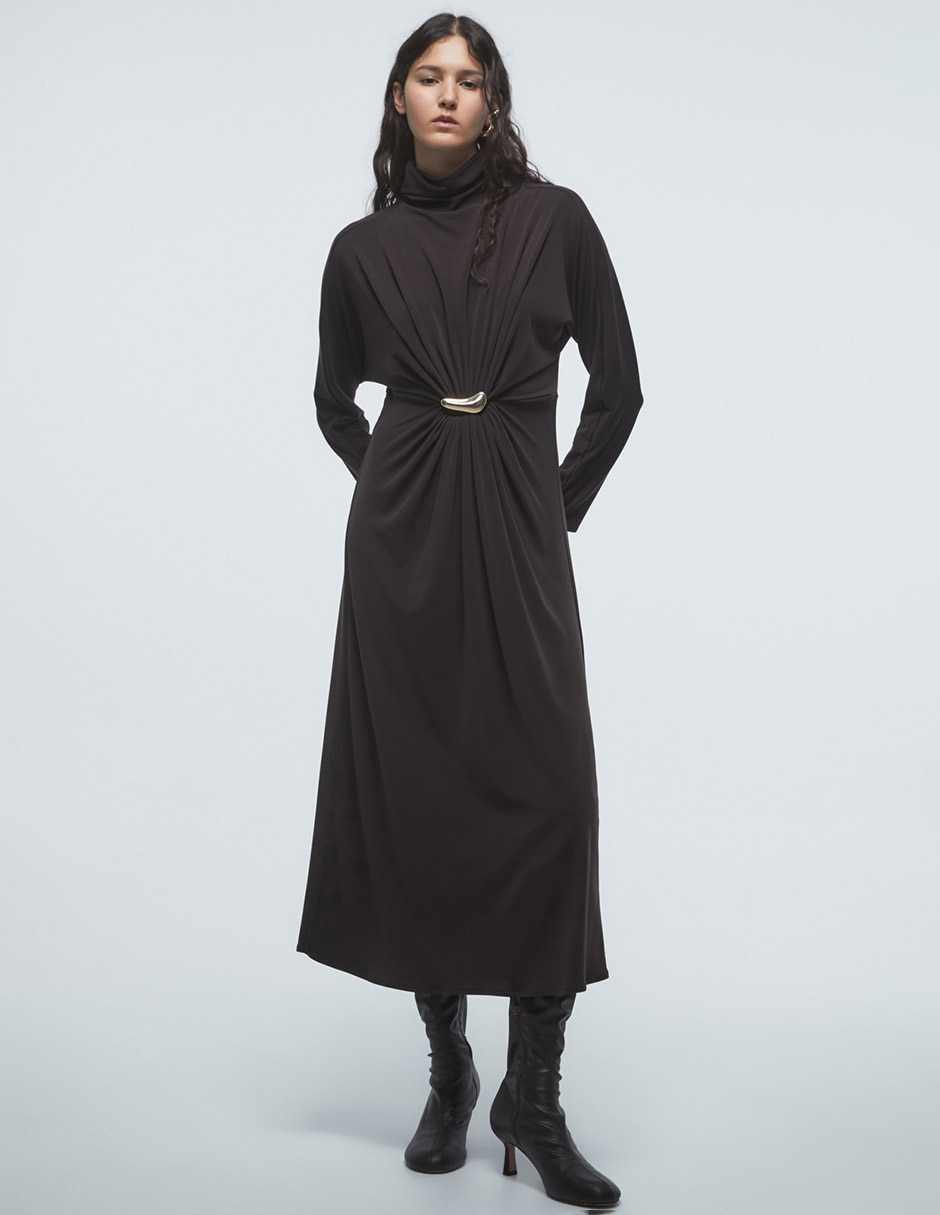 Vestido midi casual para mujer 4