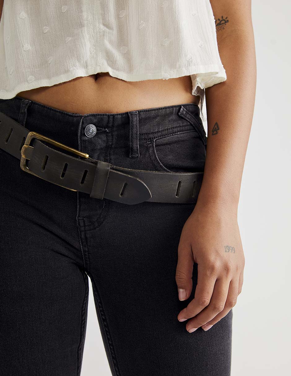 Cinturón de piel para mujer