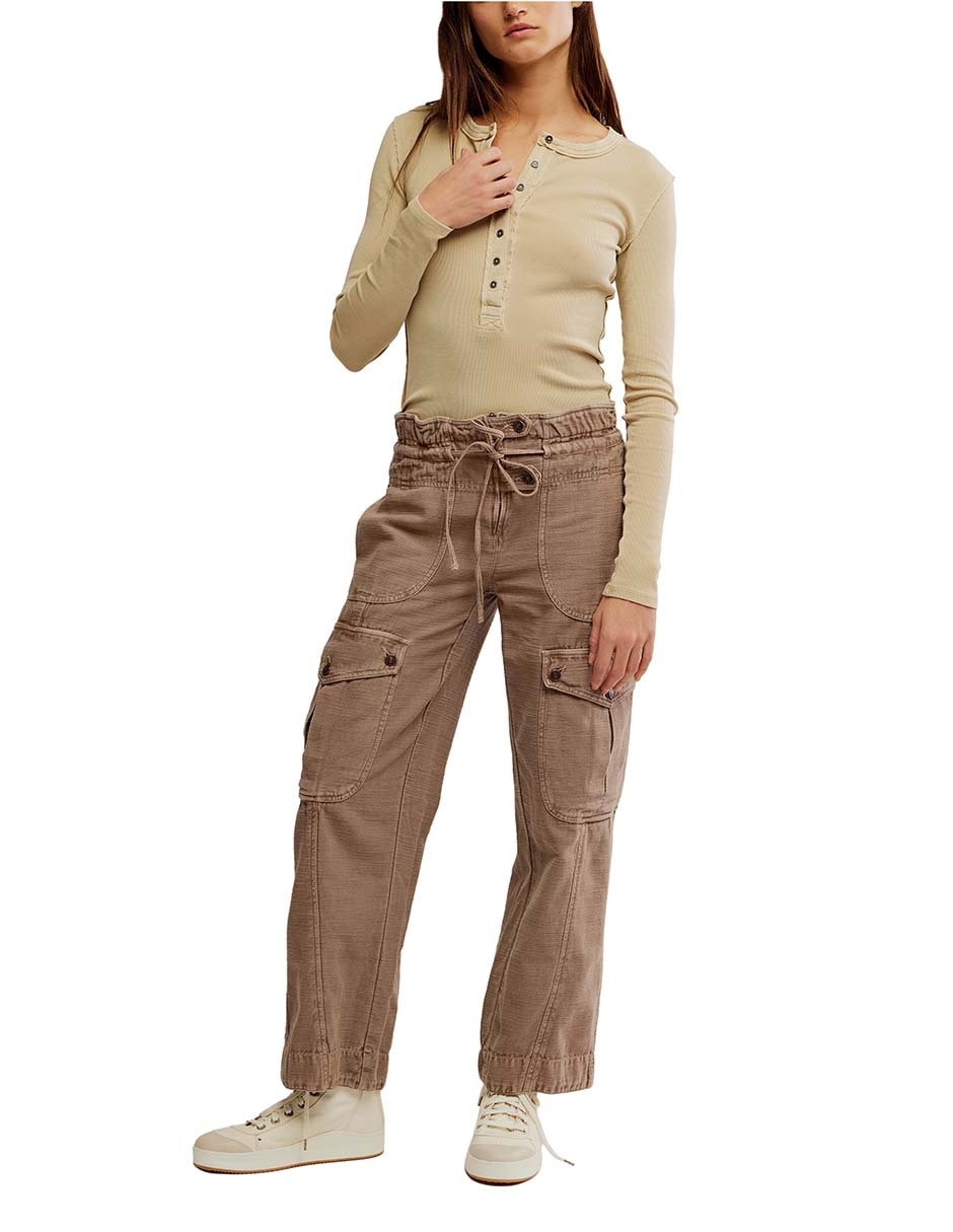 Pantalón cargo straight para mujer 7