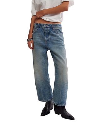 Jeans relaxed wide leg para mujer 1