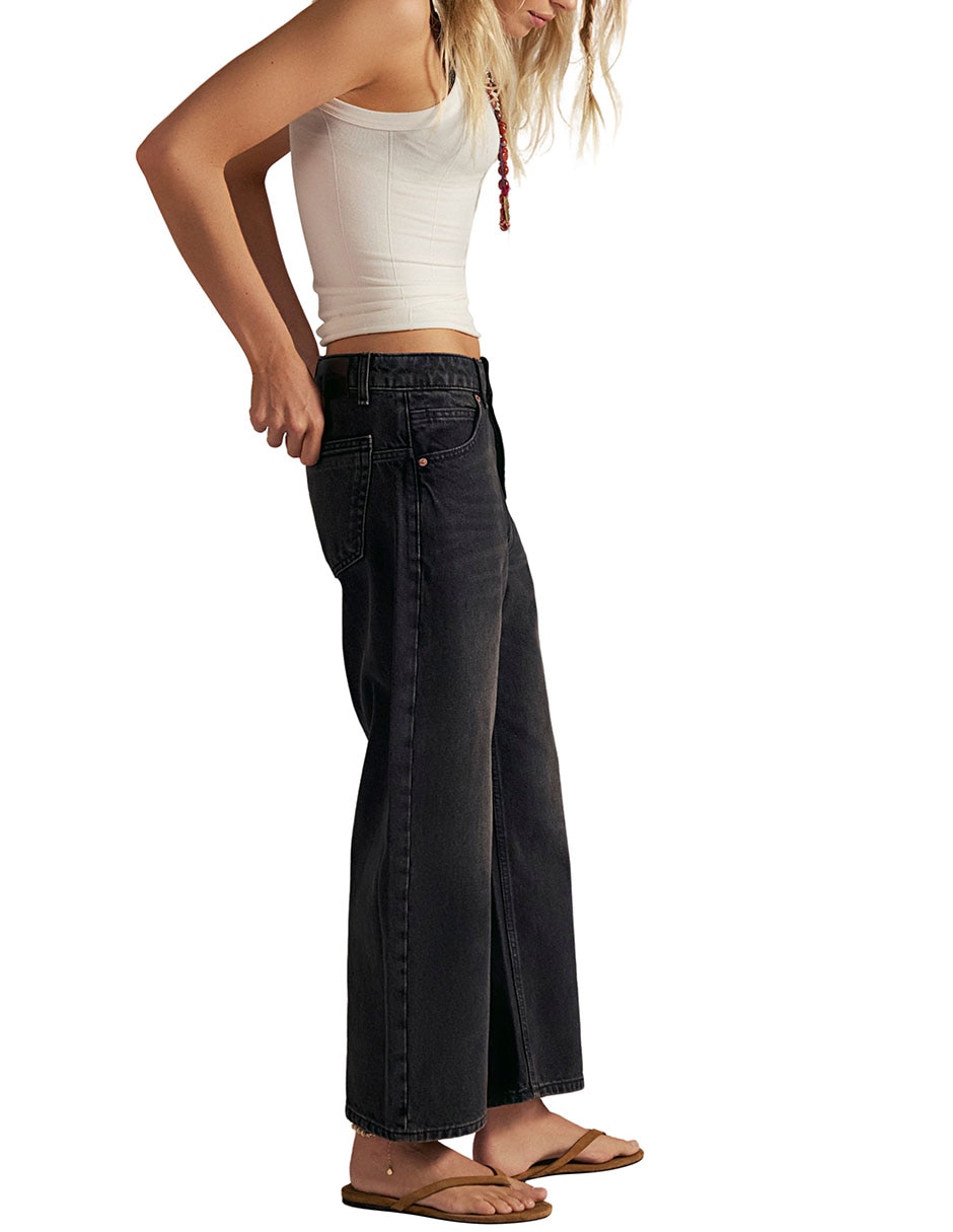 Jeans relaxed wide leg para mujer 12