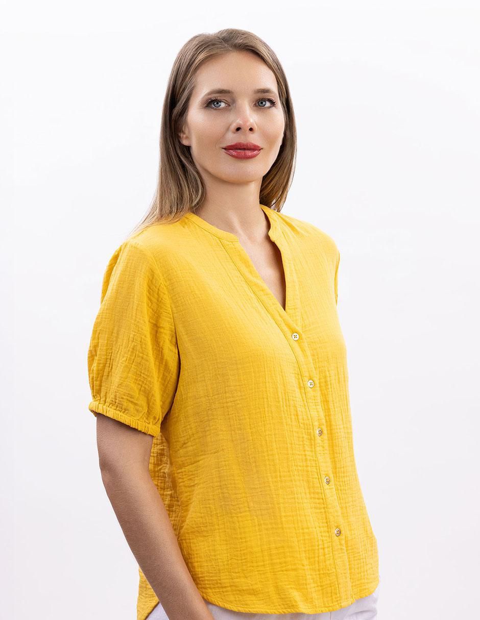 Blusa manga al codo para mujer 5