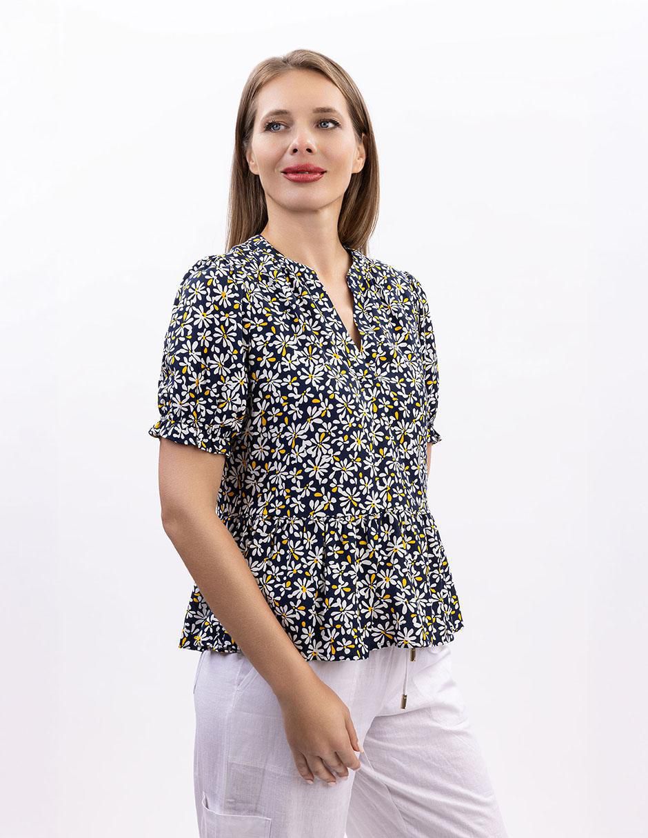 Blusa manga al codo para mujer 5