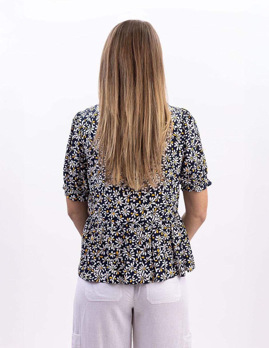 Blusa manga al codo para mujer 6