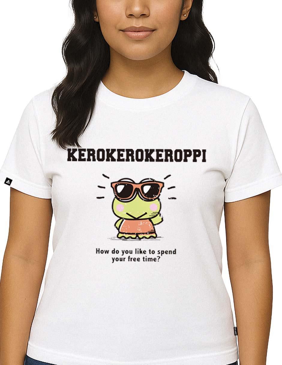 Playera manga corta Sanrio cuello redondo para mujer