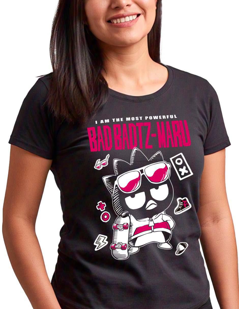 Playera manga corta Sanrio cuello redondo para mujer