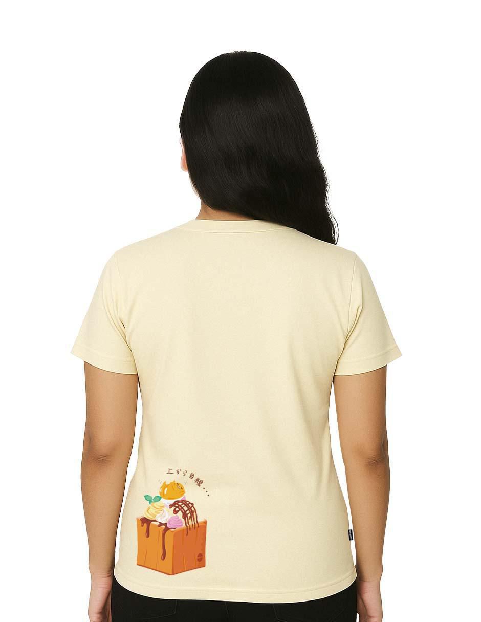 Playera manga corta Sanrio cuello redondo para mujer