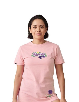 Playera manga corta cuello redondo para mujer Playera manga corta cuello redondo para mujer