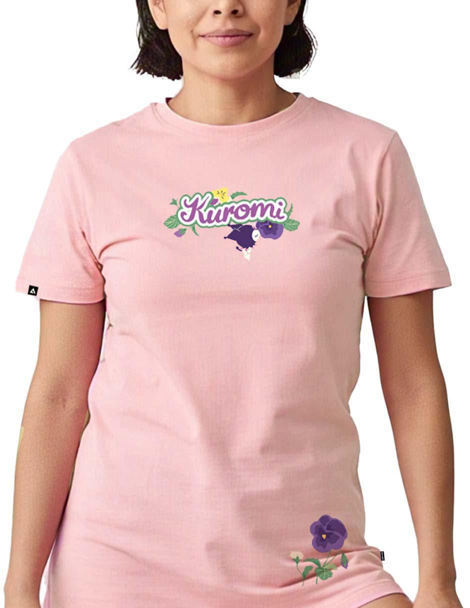 Playera manga corta Sanrio cuello redondo para mujer