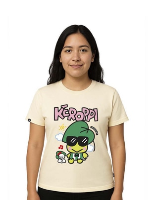 Playera manga corta cuello redondo para mujer Playera manga corta cuello redondo para mujer