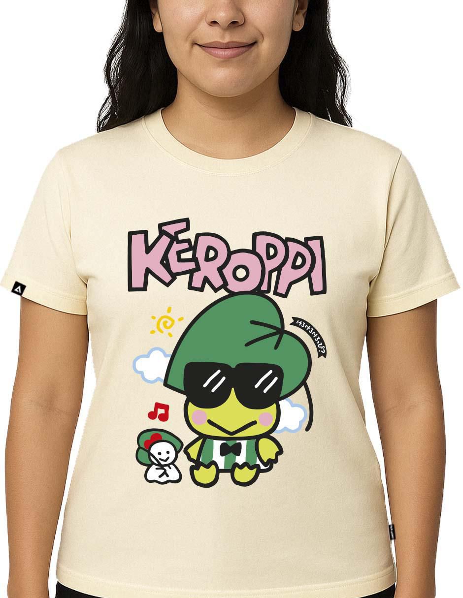 Playera manga corta Sanrio cuello redondo para mujer