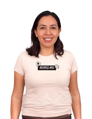 Playera manga corta cuello redondo para mujer Playera manga corta cuello redondo para mujer
