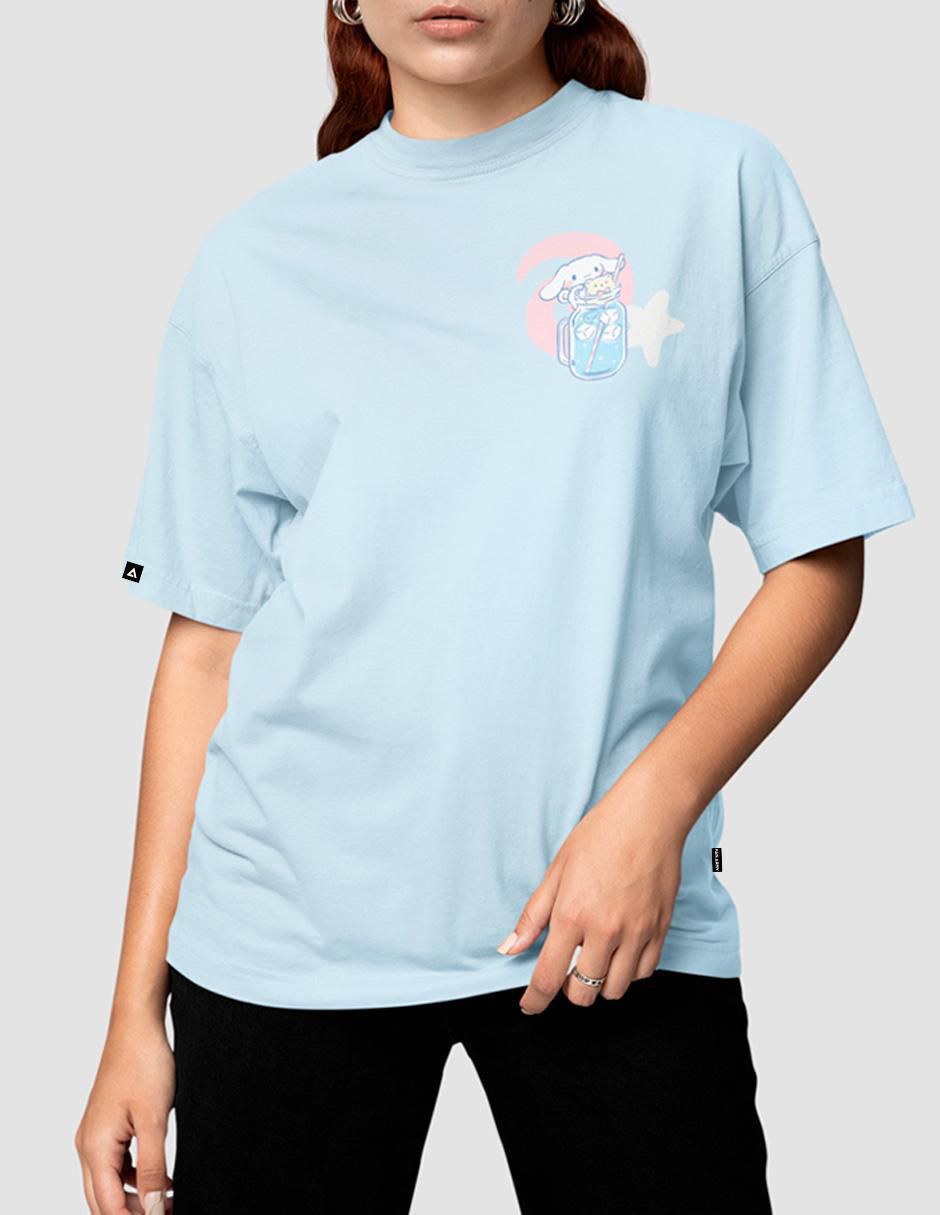 Playera manga corta Sanrio cuello redondo para mujer