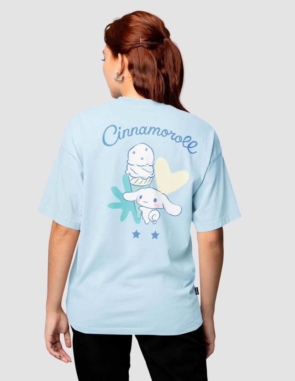Playera manga corta Sanrio cuello redondo para mujer