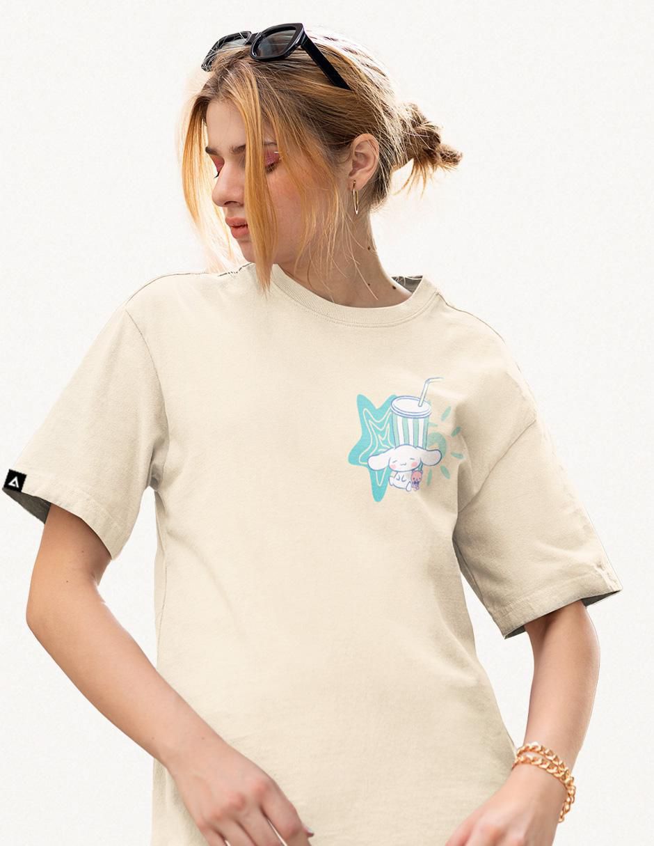 Playera manga corta cuello redondo para mujer Playera manga corta cuello redondo para mujer