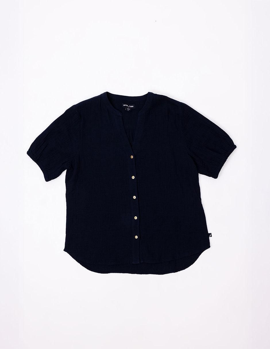 Blusa Nautica manga al codo para mujer