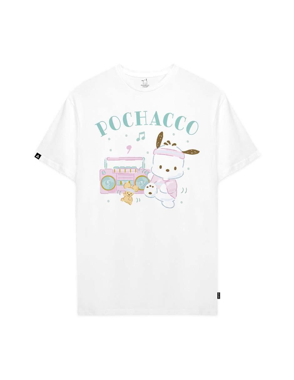 Playera manga corta Sanrio cuello redondo para mujer