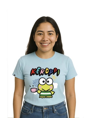 Playera manga corta cuello redondo para mujer Playera manga corta cuello redondo para mujer