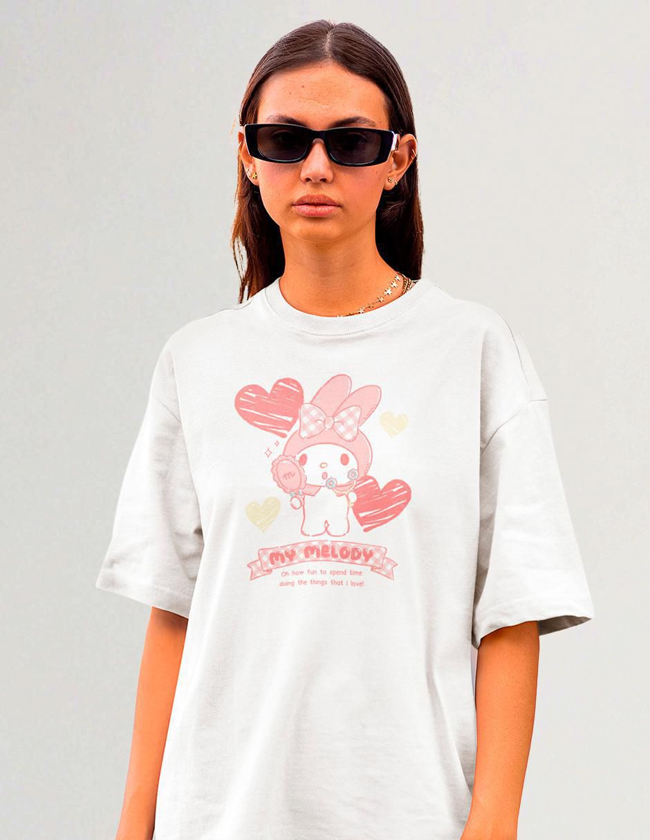 Playera manga corta cuello redondo para mujer Playera manga corta cuello redondo para mujer