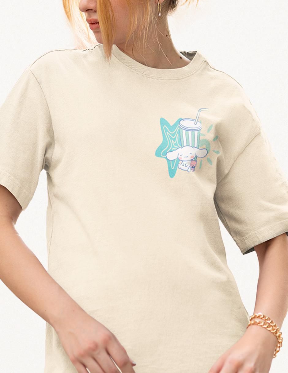 Playera manga corta cuello redondo para mujer 2