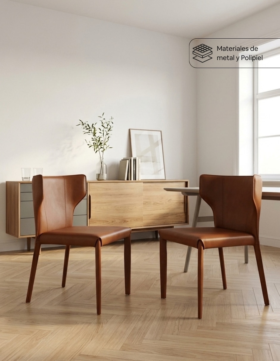 Silla 2 piezas simone de metal 7