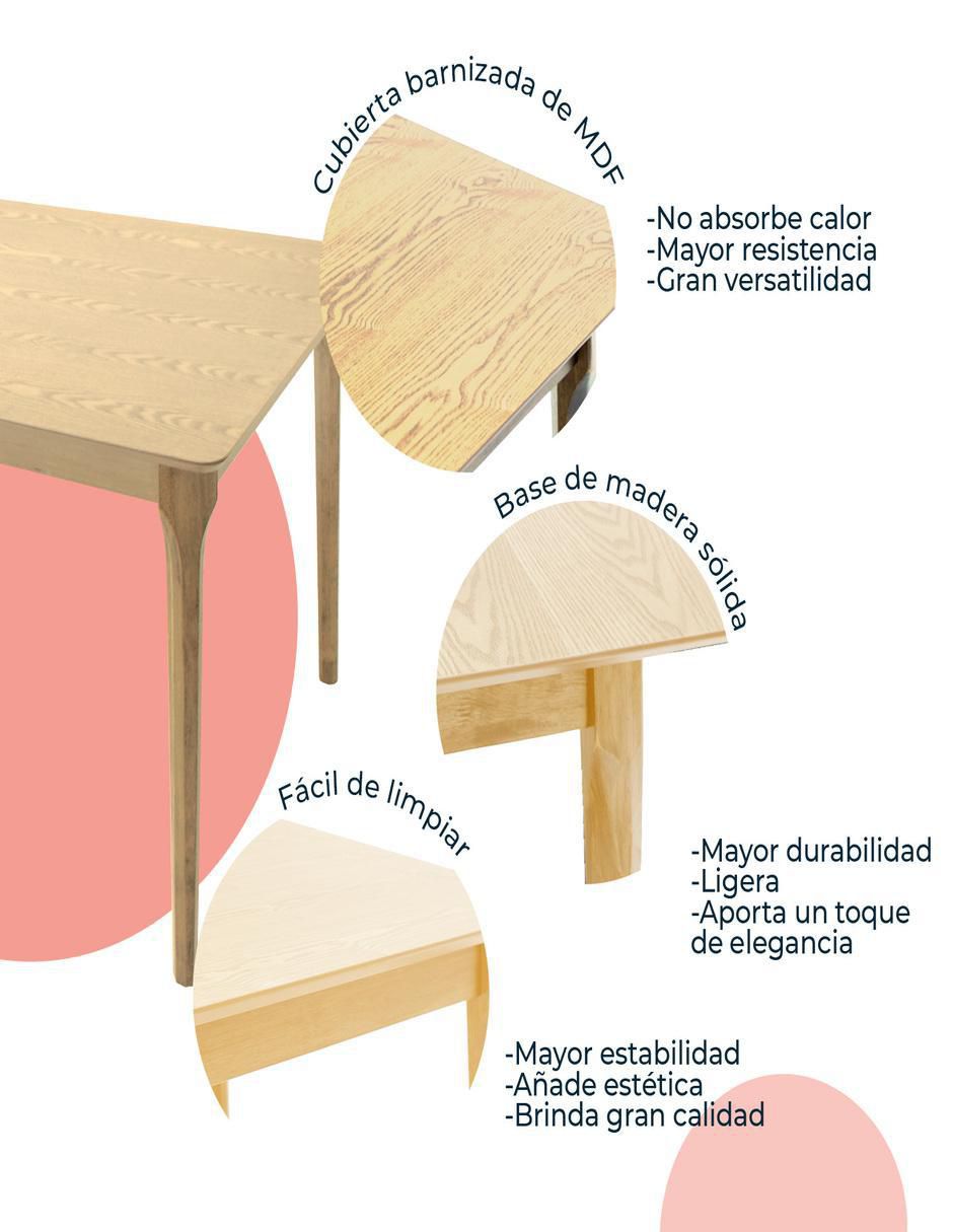 Mesa de comedor armable madeira chapa 4