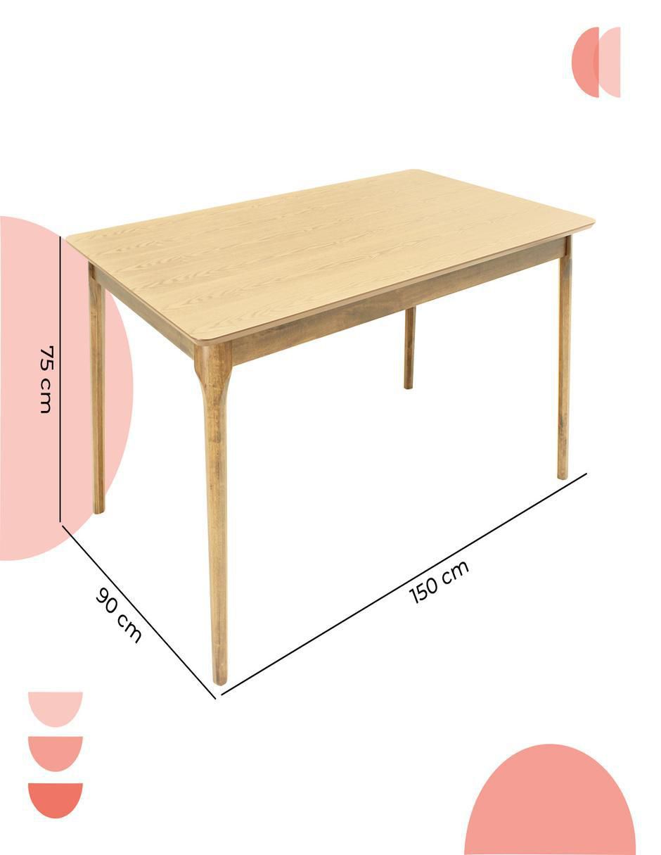 Mesa de comedor armable madeira chapa 7