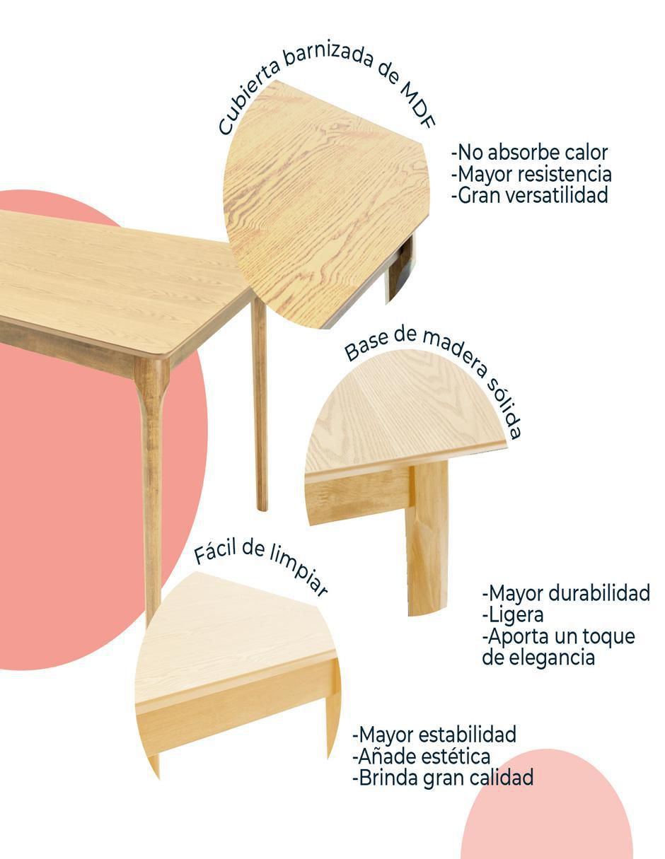 Mesa de comedor armable madeira chapa 4