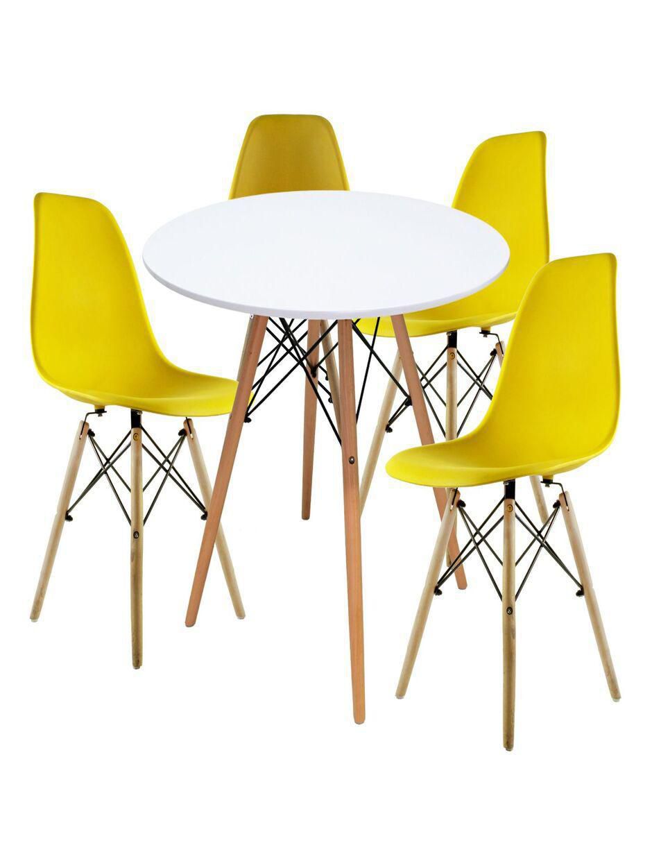 Comedor Oslo para 4 personas de cristal templado Comedor Oslo para 4 personas de cristal templado