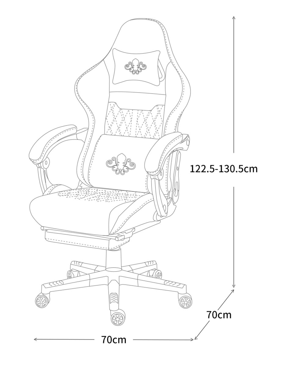 Silla gamer con masajeador 9