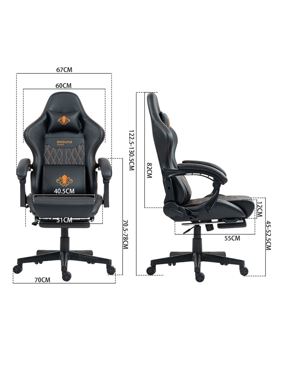 Silla gamer con masajeador 10