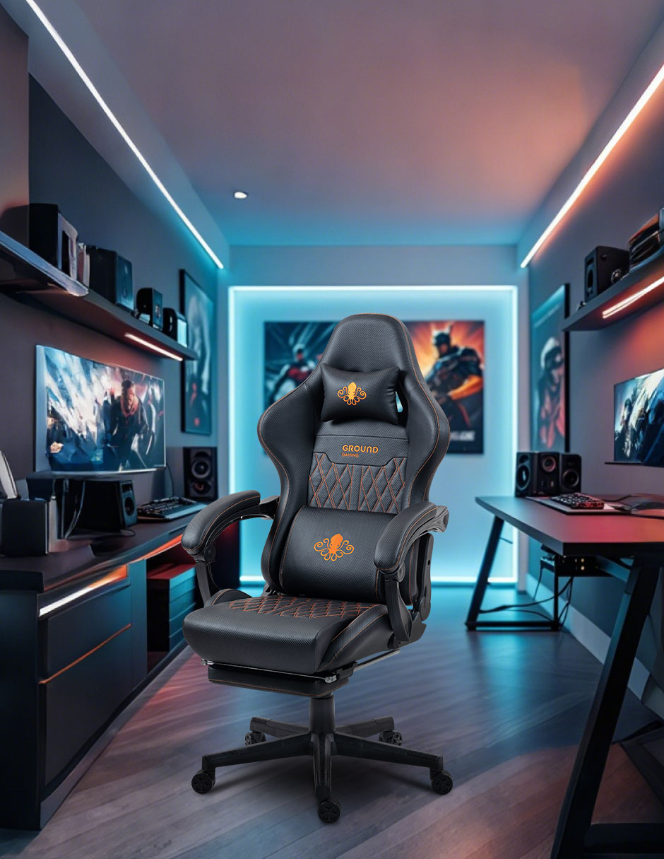 Silla gamer con masajeador 8