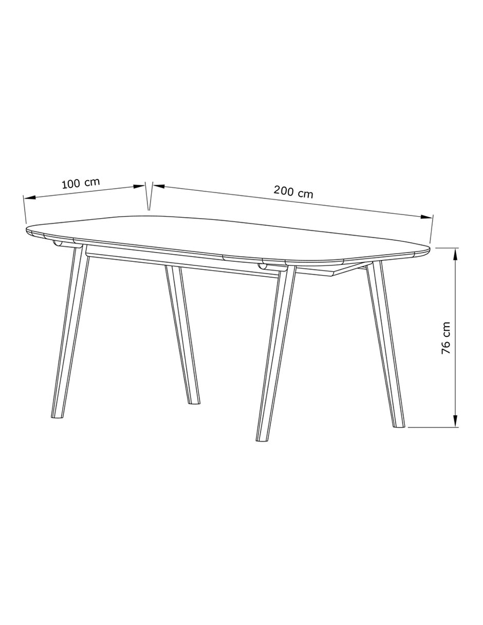 Mesa de comedor armable Trinity Haus