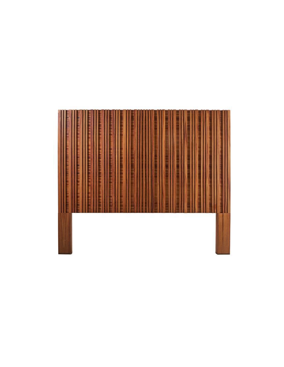 Cabecera armable Amarella de chapa madera